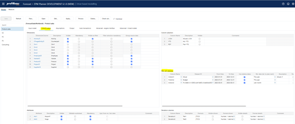 Driver based module | Profitbase Docs