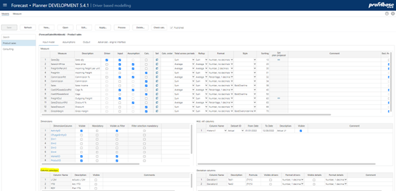 Driver based module | Profitbase Docs