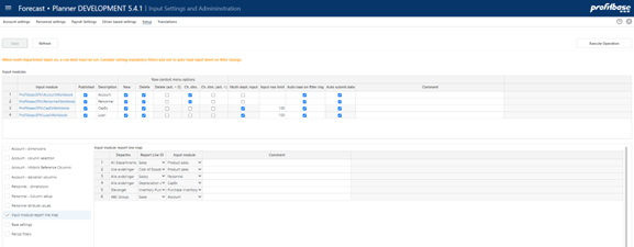 Driver based module | Profitbase Docs