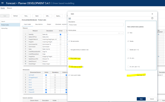Driver based module | Profitbase Docs