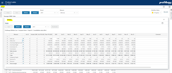 Driver based module | Profitbase Docs