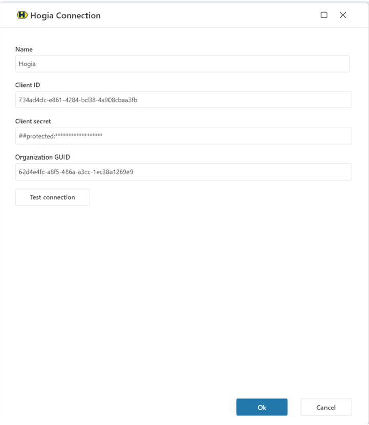 Hogia connection | Profitbase Docs