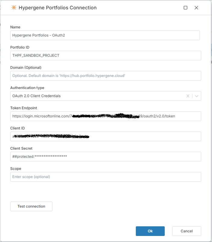 Portfolios Connection - OAuth2